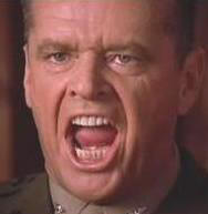 Jack Nicholson in "A Few Good Men"